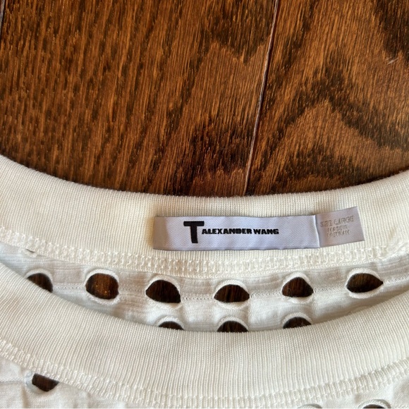 Alexander Wang Cutout white long sleeve - Picture 2 of 2